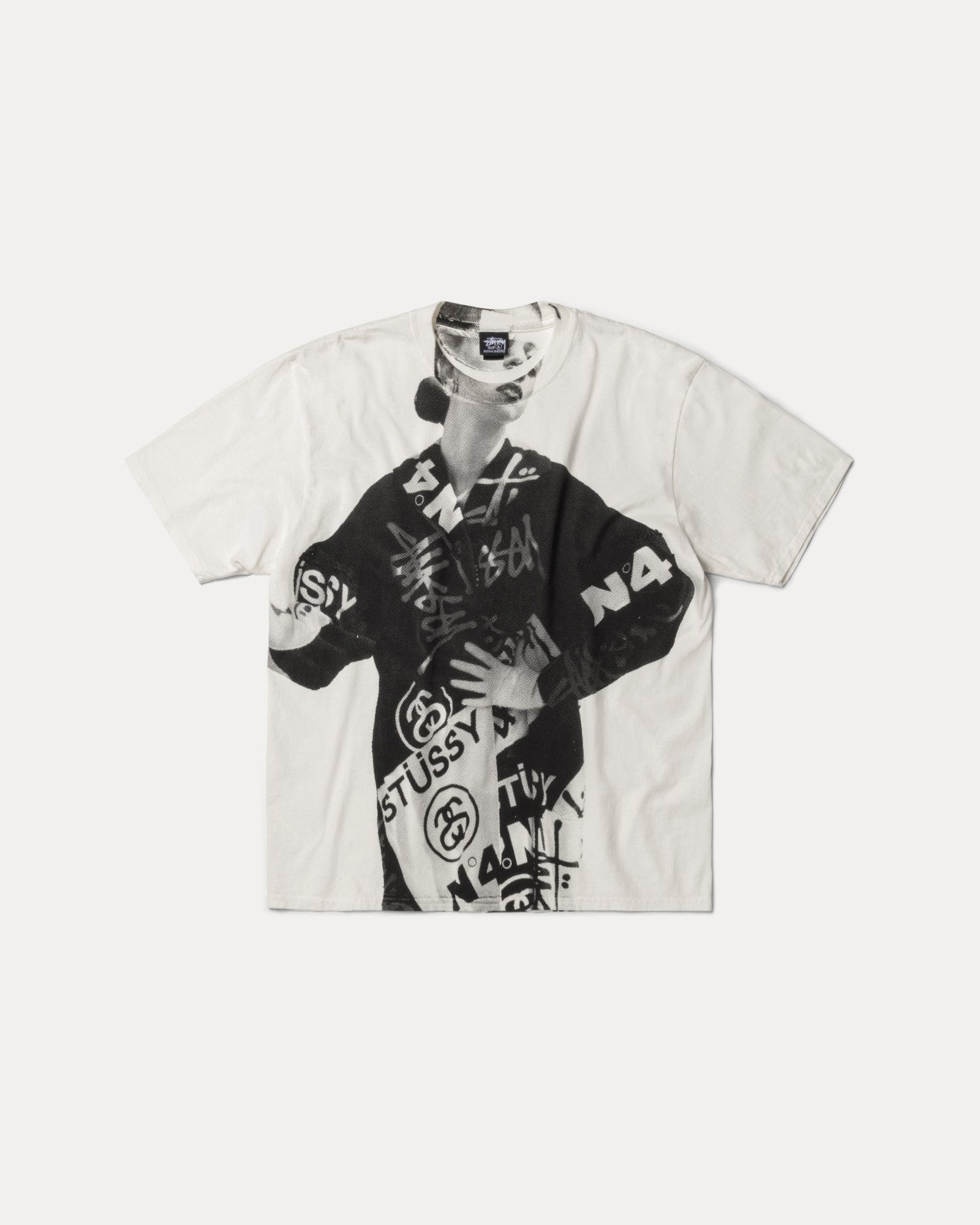 Lady Paris Pig. Dyed Tee Mens Short Sleeve In Natural | hero:main:collection:new-arrivals,shirts,tops-shirts,all,tees,outerwear,denim,knits,accessories,sunglasses,hoodies,sweats,mens-hoodies-sweatshirts,shorts,pants,bottoms