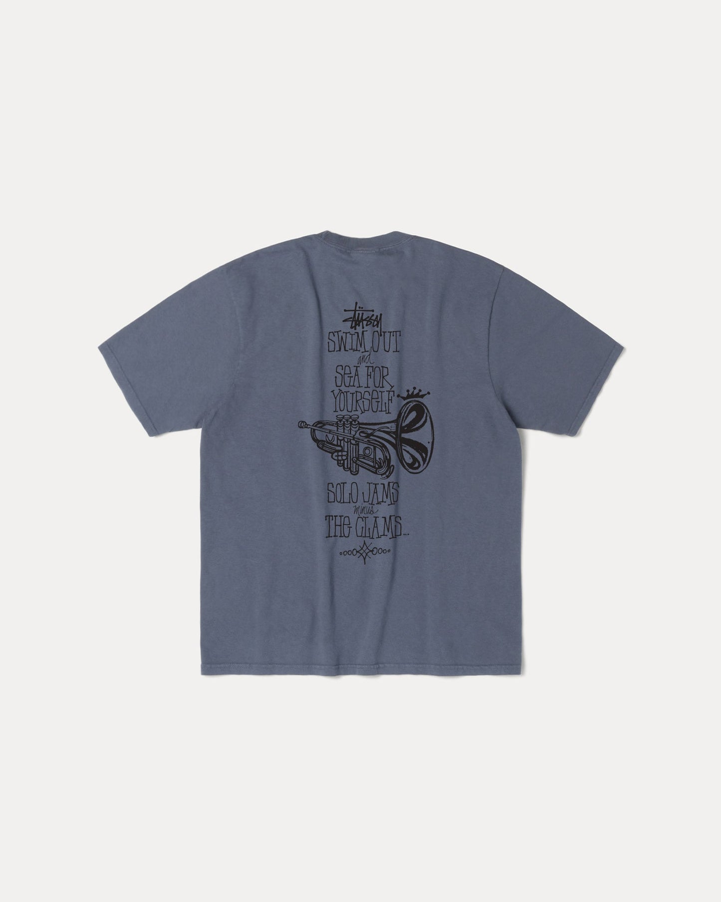 Swim Out Pig. Dyed Tee Mens Short Sleeve In Navy | hero:main:collection:new-arrivals,shirts,tops-shirts,all,tees,outerwear,denim,knits,accessories,sunglasses,hoodies,sweats,mens-hoodies-sweatshirts,shorts,pants,bottoms