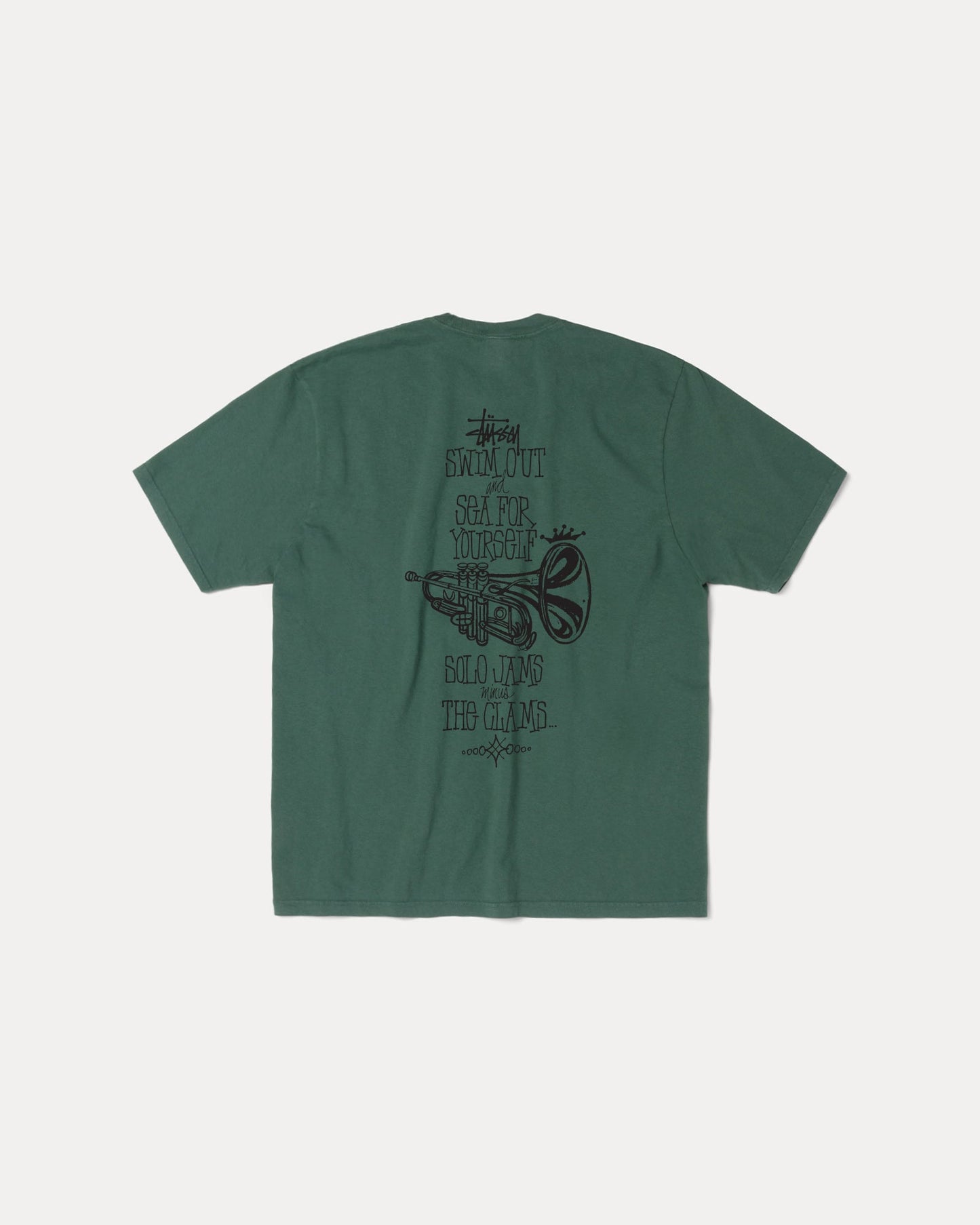 Swim Out Pig. Dyed Tee Mens Short Sleeve In Pine | hero:main:collection:new-arrivals,shirts,tops-shirts,all,tees,outerwear,denim,knits,accessories,sunglasses,hoodies,sweats,mens-hoodies-sweatshirts,shorts,pants,bottoms