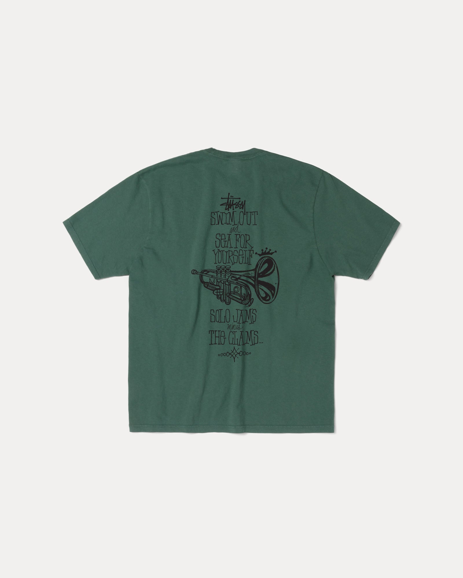 Swim Out Pig. Dyed Tee Mens Short Sleeve In Pine | hero:main:collection:new-arrivals,shirts,tops-shirts,all,tees,outerwear,denim,knits,accessories,sunglasses,hoodies,sweats,mens-hoodies-sweatshirts,shorts,pants,bottoms