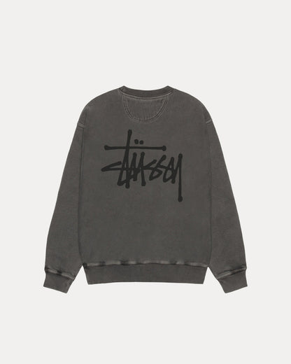BASIC STÜSSY CREW PIGMENT DYED