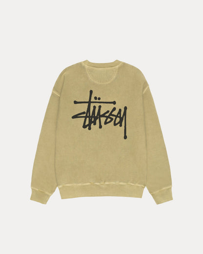 BASIC STÜSSY CREW PIGMENT DYED