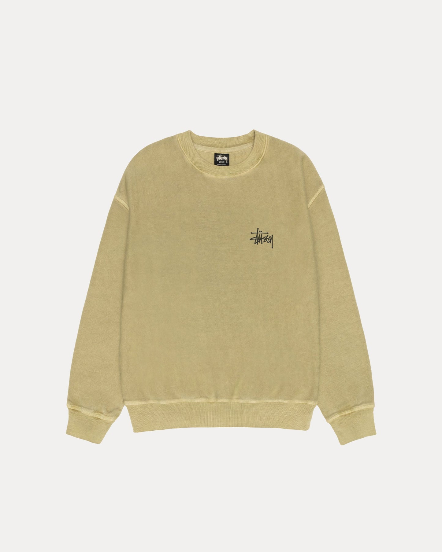 BASIC STÜSSY CREW PIGMENT DYED