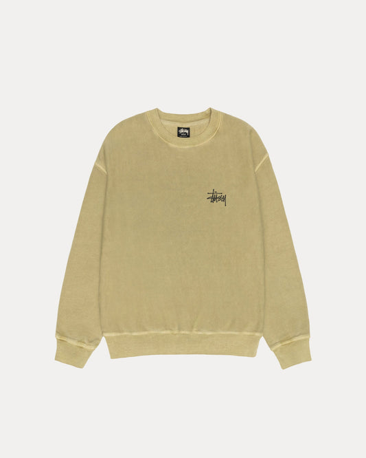 BASIC STÜSSY CREW PIGMENT DYED