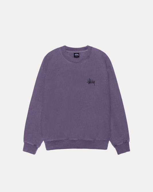 BASIC STÜSSY CREW PIGMENT DYED