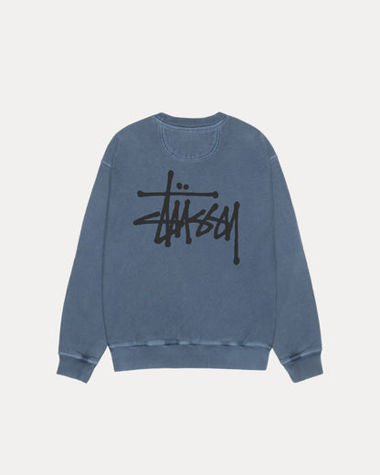 BASIC STÜSSY CREW PIGMENT DYED