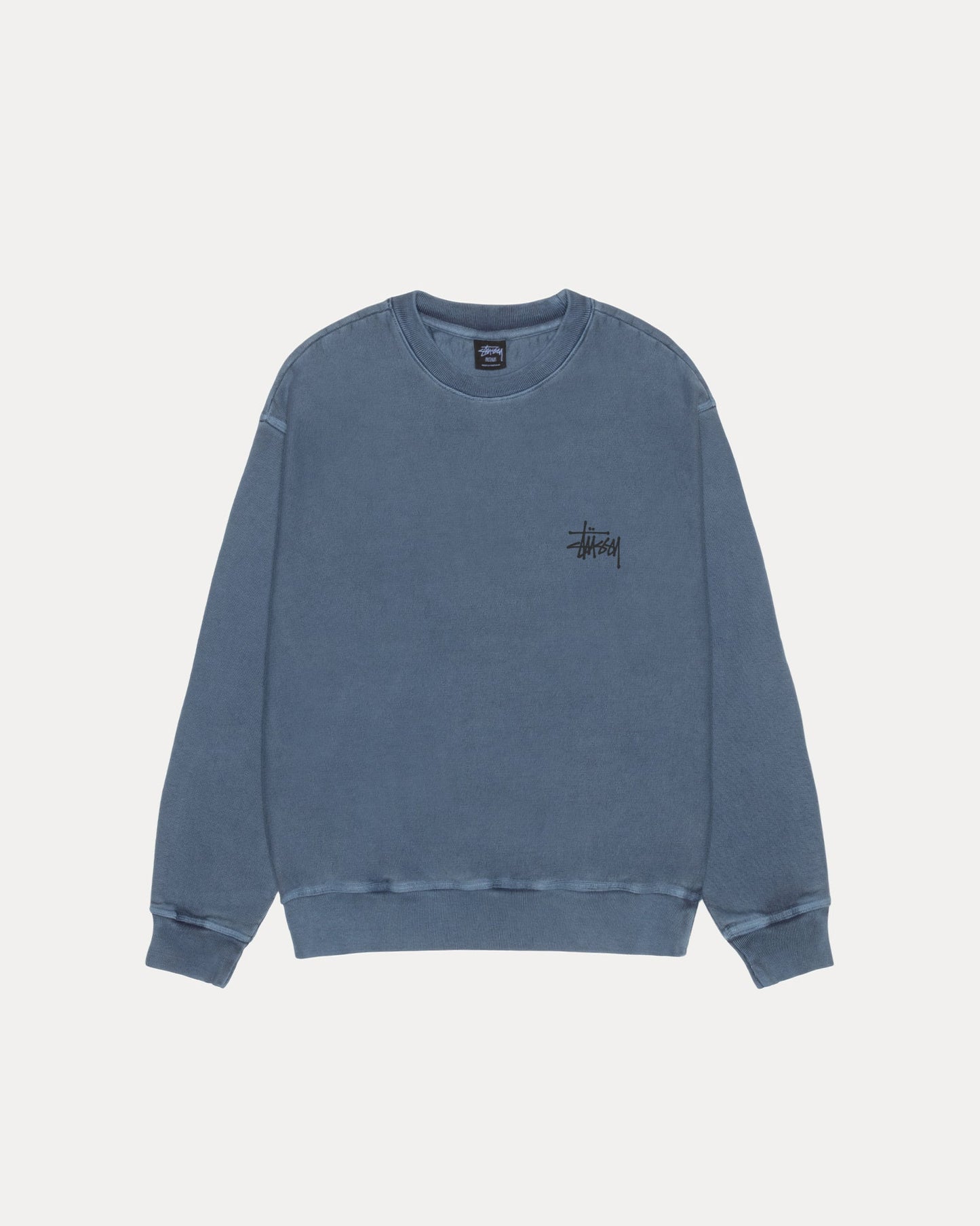 BASIC STÜSSY CREW PIGMENT DYED