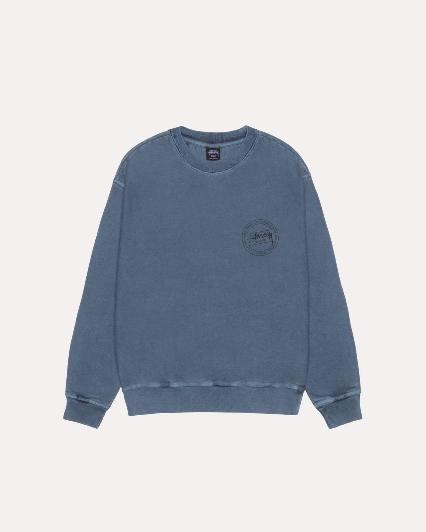 STÜSSY WEAR CREW PIGMENT DYED