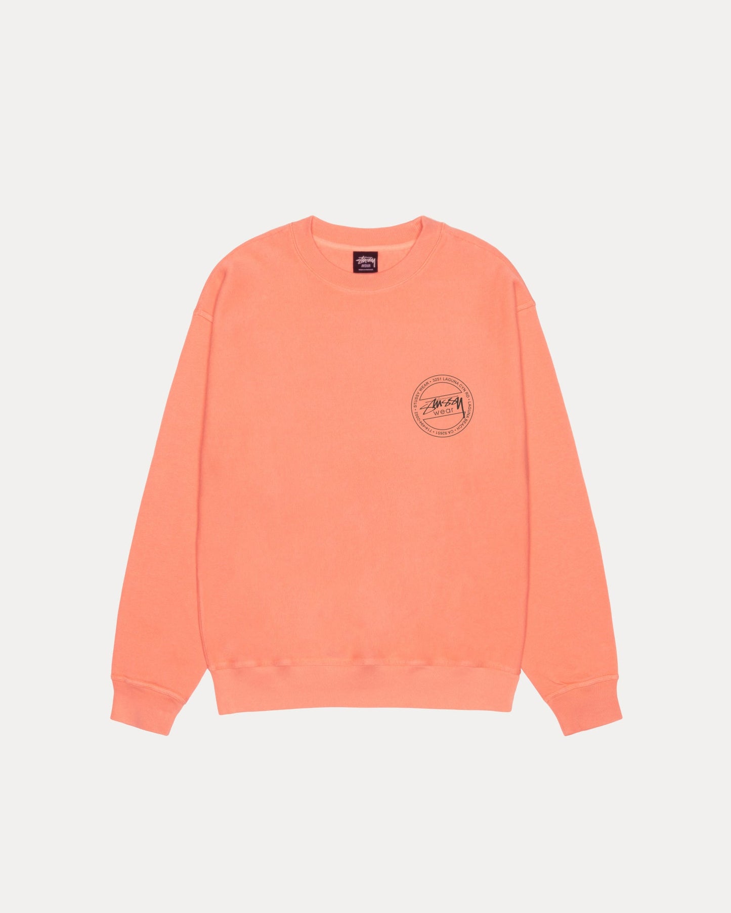 STÜSSY WEAR CREW PIGMENT DYED