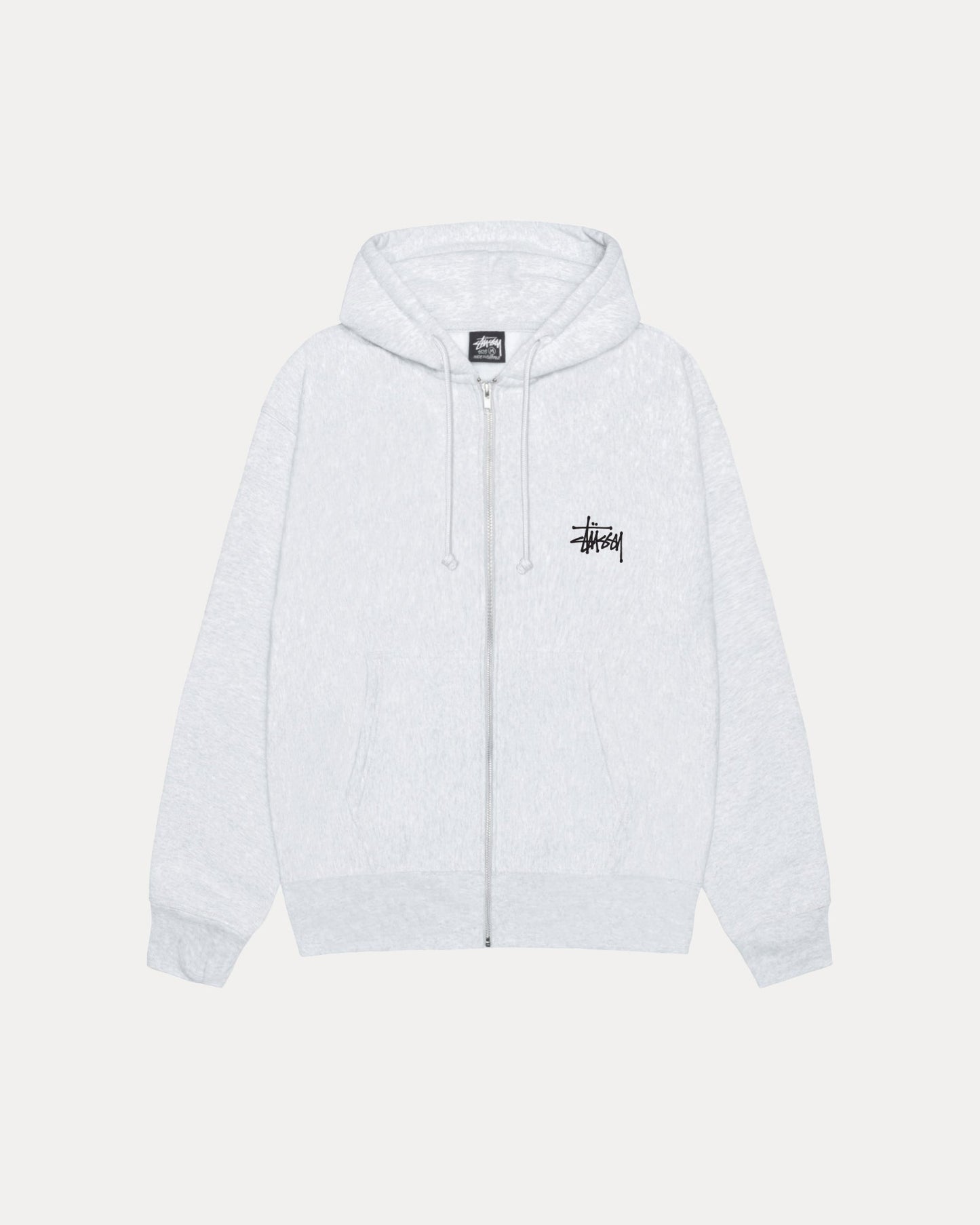 BASIC STÜSSY ZIP HOODIE