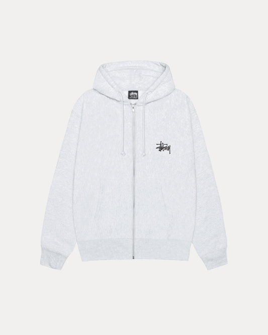 BASIC STÜSSY ZIP HOODIE