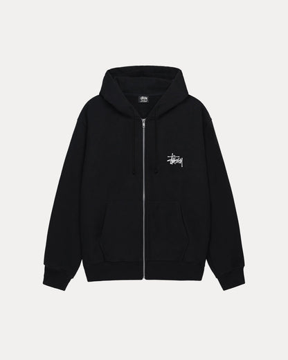 BASIC STÜSSY ZIP HOODIE