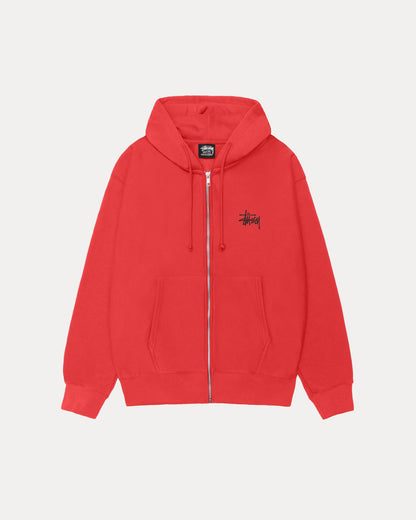 BASIC STÜSSY ZIP HOODIE