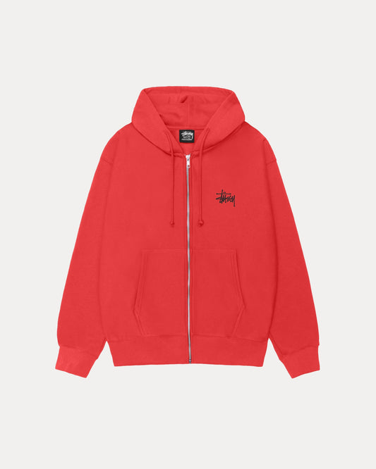BASIC STÜSSY ZIP HOODIE