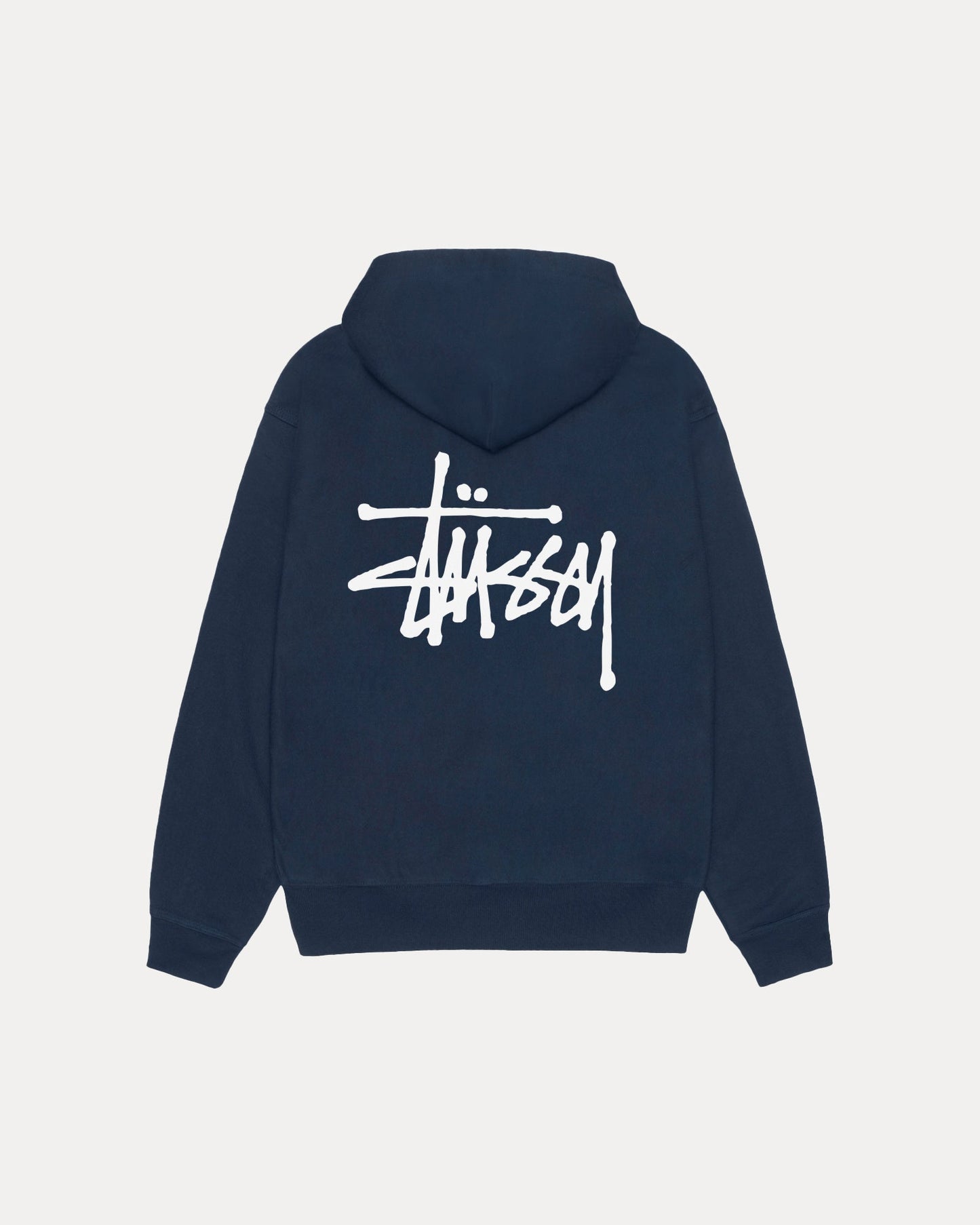 BASIC STÜSSY ZIP HOODIE