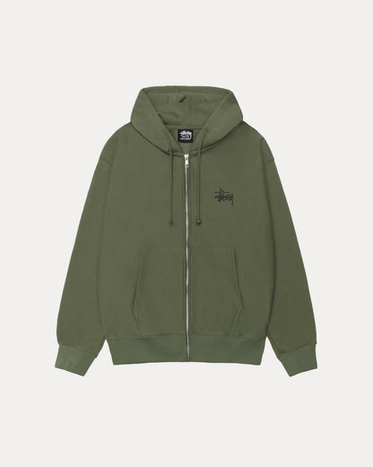 BASIC STÜSSY ZIP HOODIE