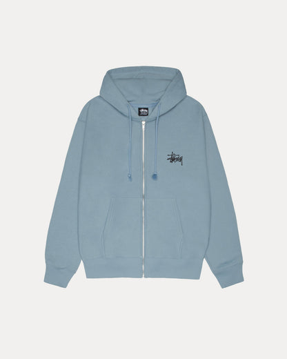 BASIC STÜSSY ZIP HOODIE
