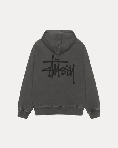 BASIC STÜSSY ZIP HOODIE PIGMENT DYED