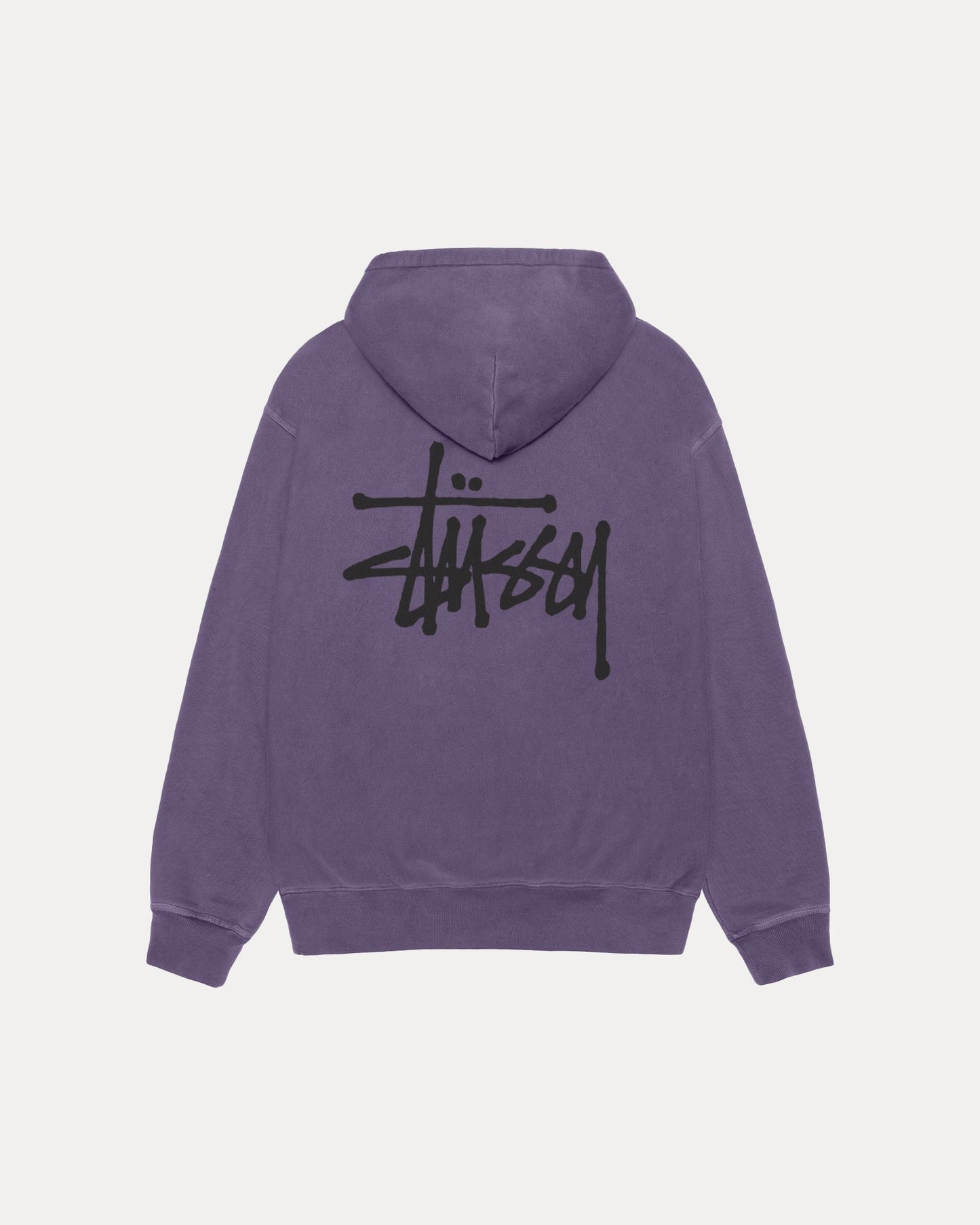BASIC STÜSSY ZIP HOODIE PIGMENT DYED