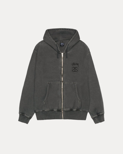 STOCK LINK ZIP HOODIE PIGMENT DYED