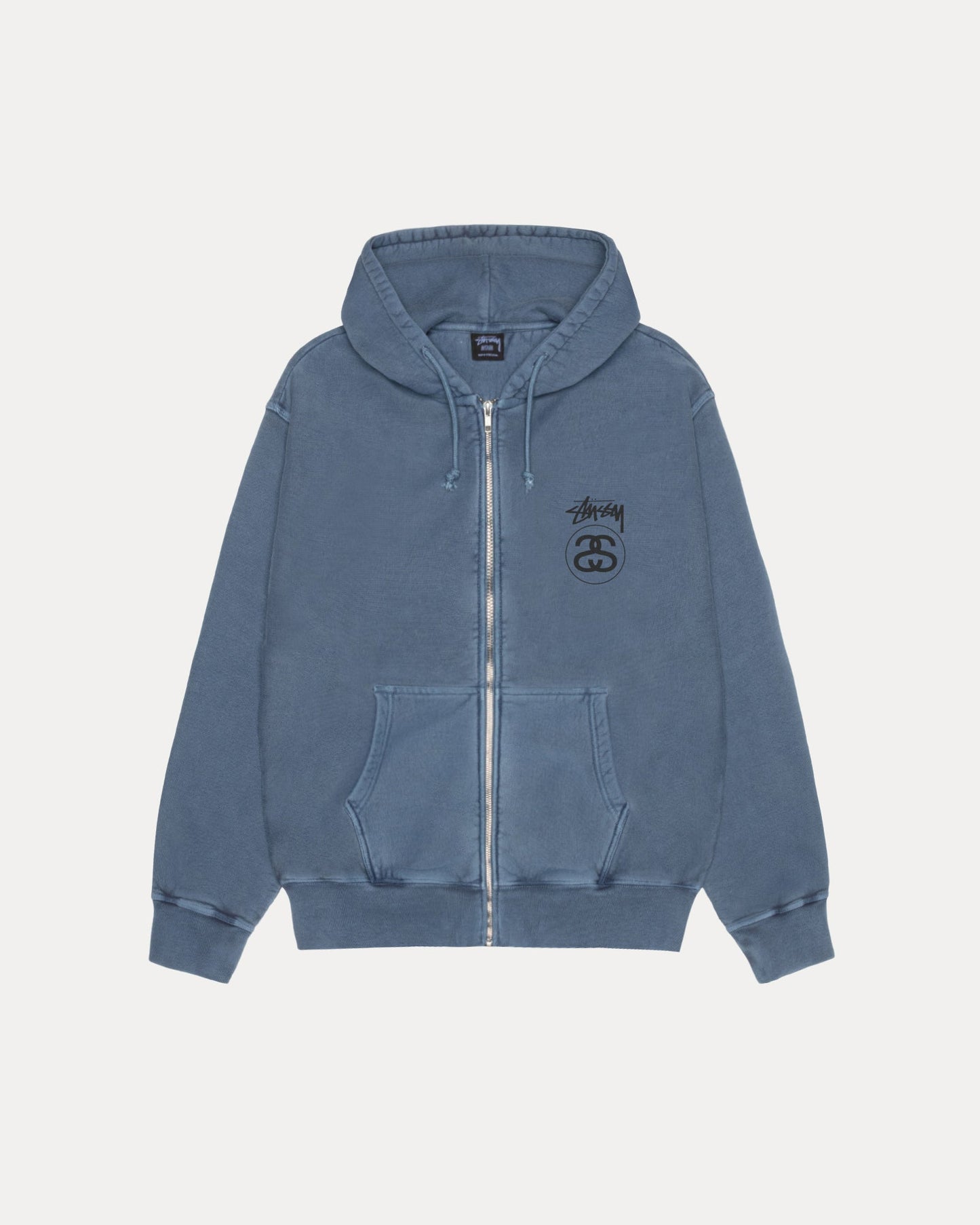 STOCK LINK ZIP HOODIE PIGMENT DYED
