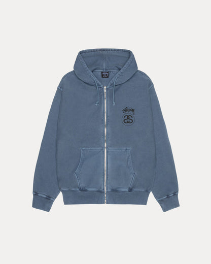 STOCK LINK ZIP HOODIE PIGMENT DYED