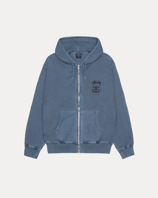 STOCK LINK ZIP HOODIE PIGMENT DYED