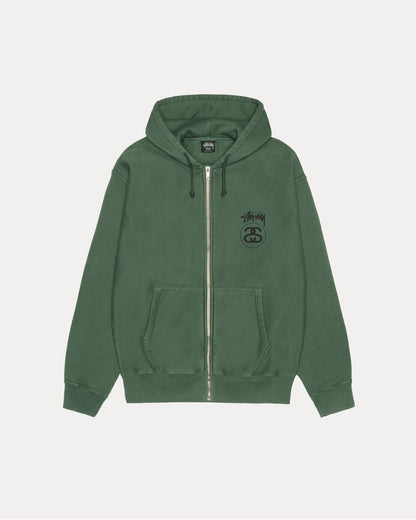 STOCK LINK ZIP HOODIE PIGMENT DYED