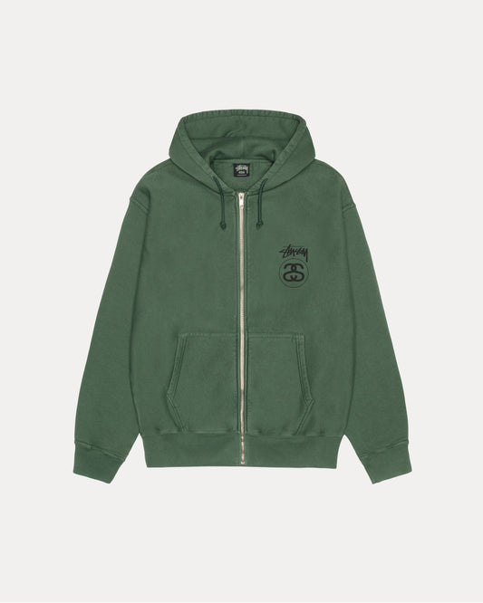 STOCK LINK ZIP HOODIE PIGMENT DYED