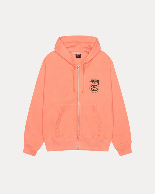 STOCK LINK ZIP HOODIE PIGMENT DYED