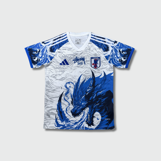 STÜSSY x “JAPAN” JERSEY - BLUE DRAGON