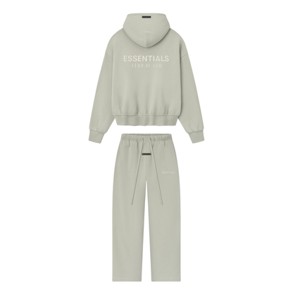 Essentials Light Green Tracksuit