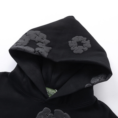 Denim Trs Full Black Tracksuit