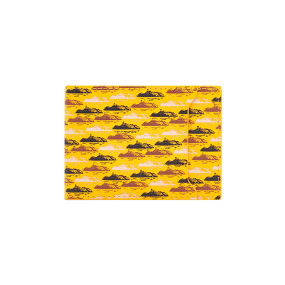 LEATHER CARD HOLDA [YELLOW]