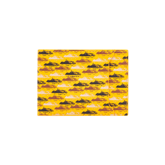 LEATHER CARD HOLDA [YELLOW]