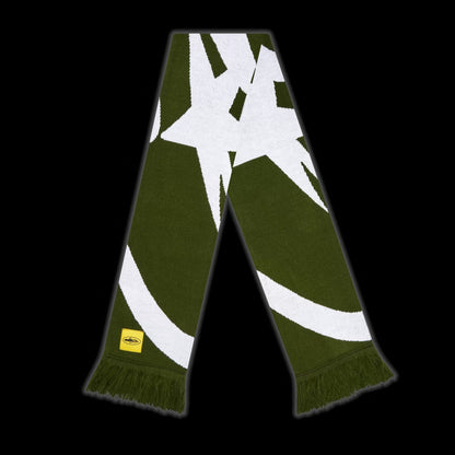 JACQUARD KNIT SCARF [KHAKI GREEN]