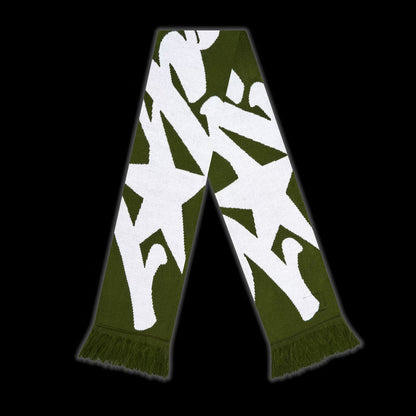 JACQUARD KNIT SCARF [KHAKI GREEN]
