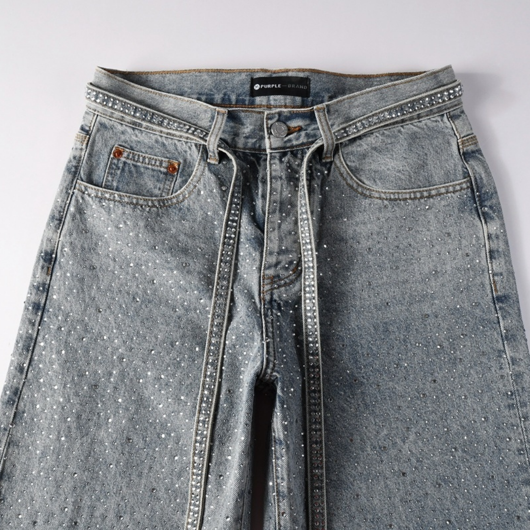 Purple Diamonds Blue Jeans