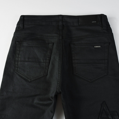 Amr Black Denim Jeans