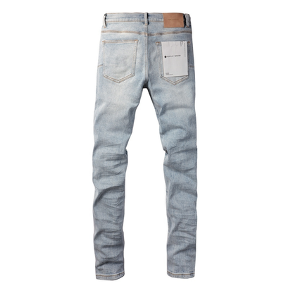 Purple Triple Ripped Jeans