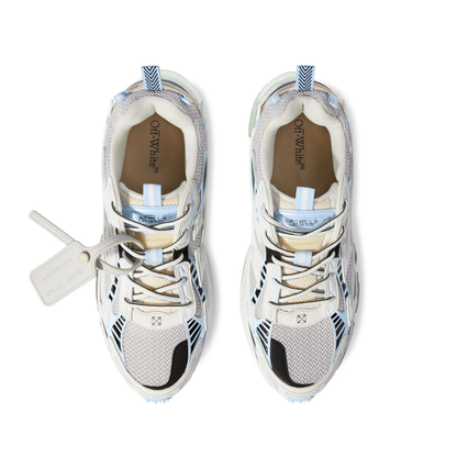 Off "Be Right Back" White Blue