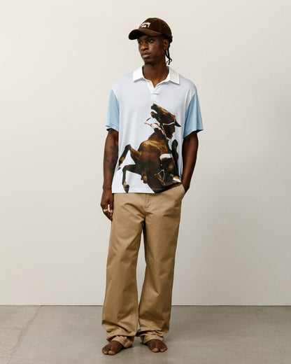 WALES BONNER SILK POLO