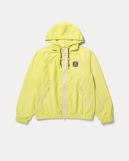 Wb Windbreaker Mens Long Sleeve In Lime | hero:main:collection:new-arrivals,wales-bonner,shirts,tops-shirts,all,tees,outerwear,denim,knits,accessories,sunglasses,hoodies,sweats,mens-hoodies-sweatshirts,shorts,pants,bottoms