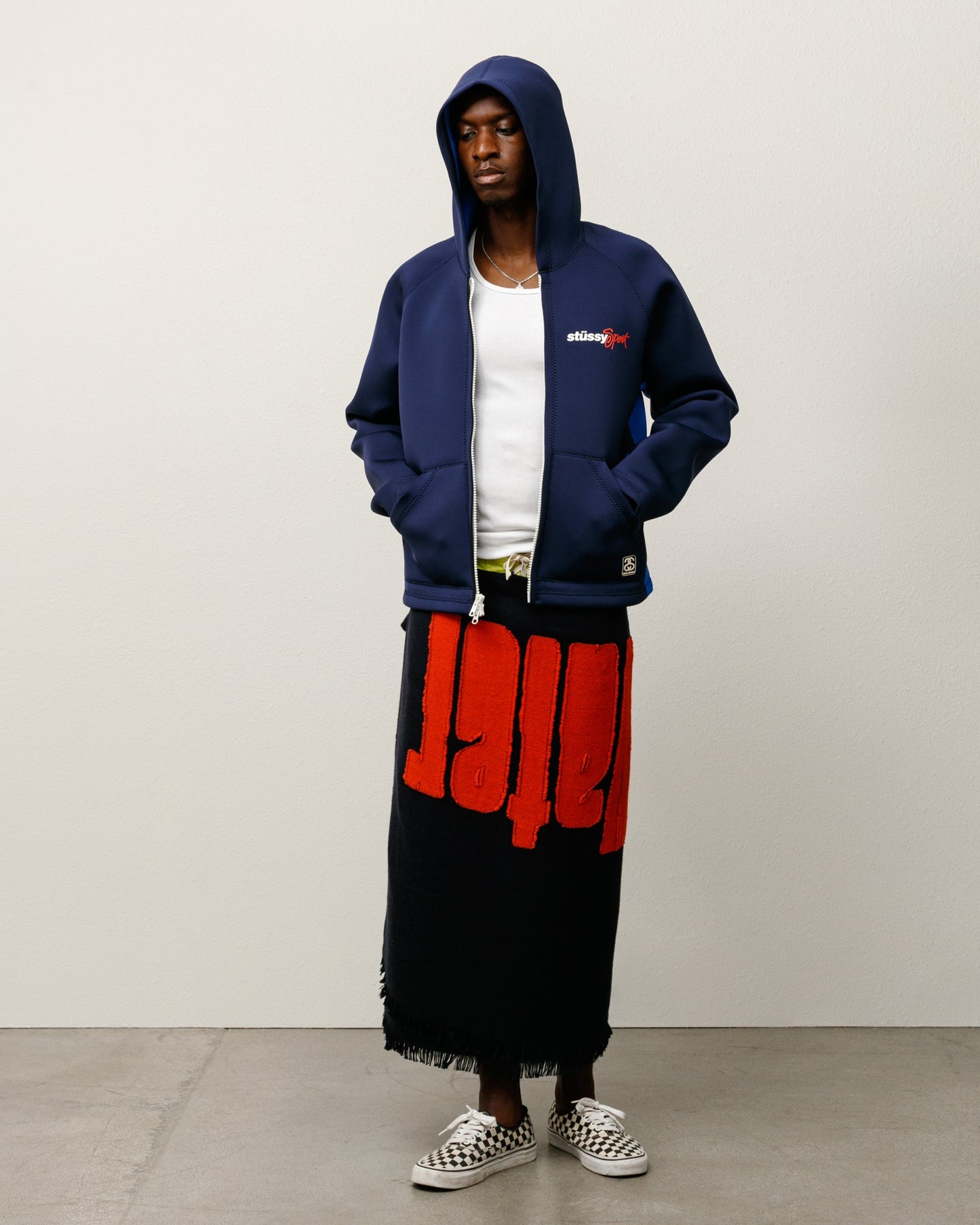 WALES BONNER NEOPRENE HOODIE