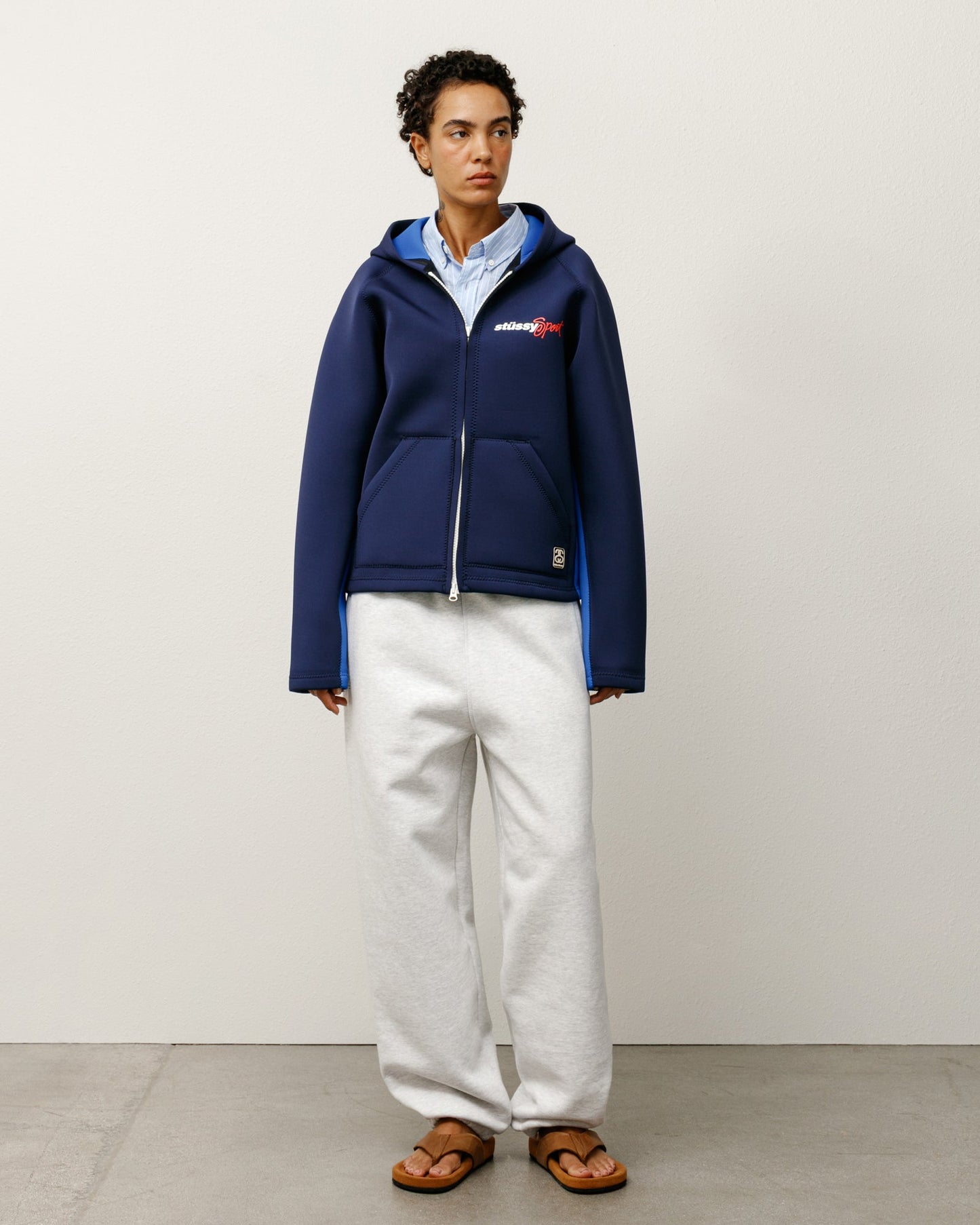 WALES BONNER NEOPRENE HOODIE