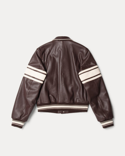 WALES BONNER LEATHER VARSITY