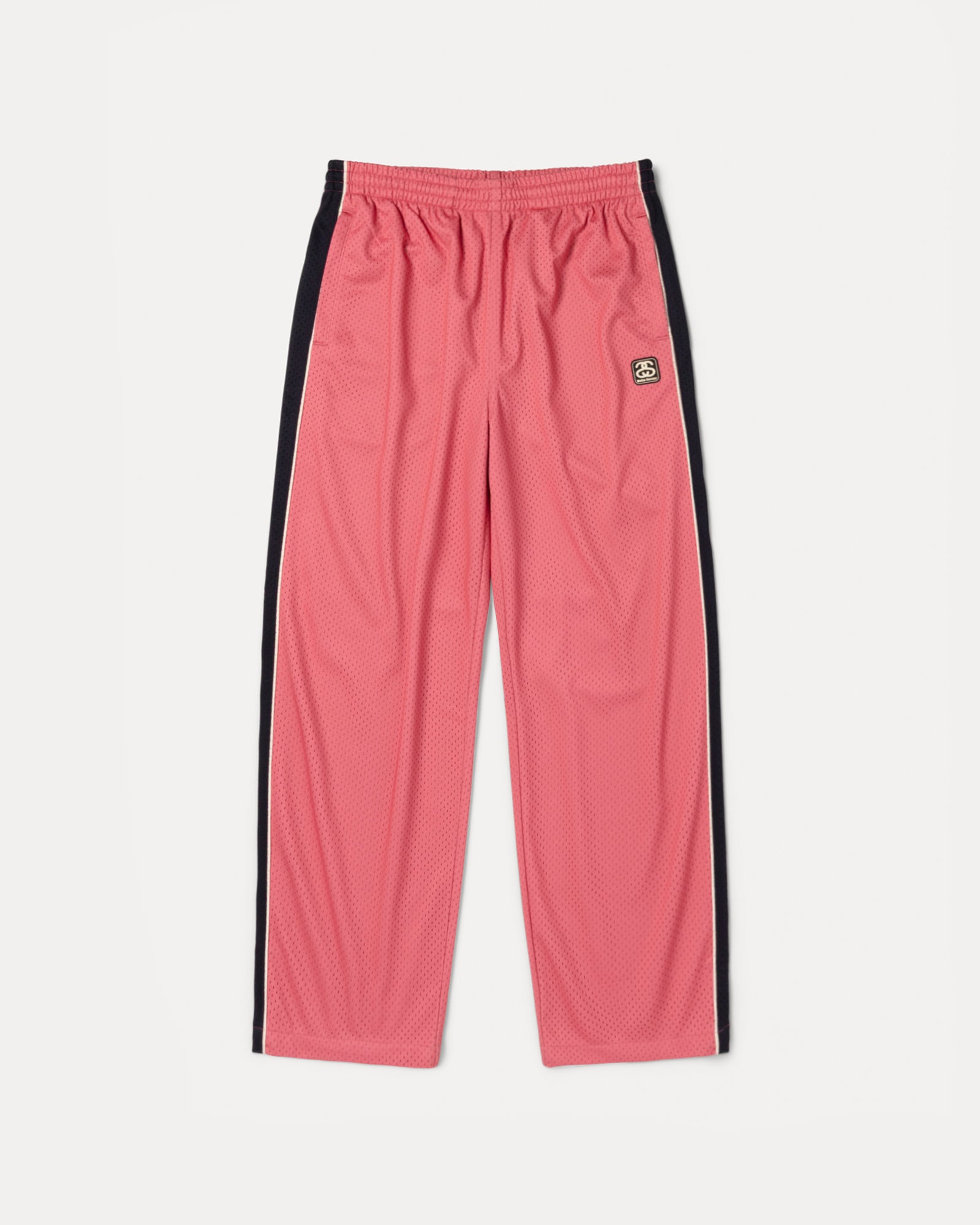 Wb Mesh Track Pant Mens Regular In Rose | hero:main:collection:new-arrivals,wales-bonner,shirts,tops-shirts,all,tees,outerwear,denim,knits,accessories,sunglasses,hoodies,sweats,mens-hoodies-sweatshirts,shorts,pants,bottoms