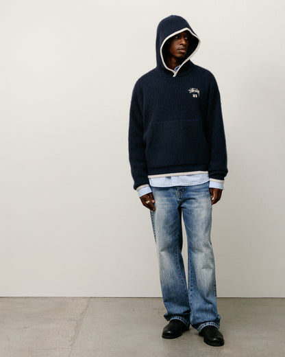 WALES BONNER CASHMERE HOODIE