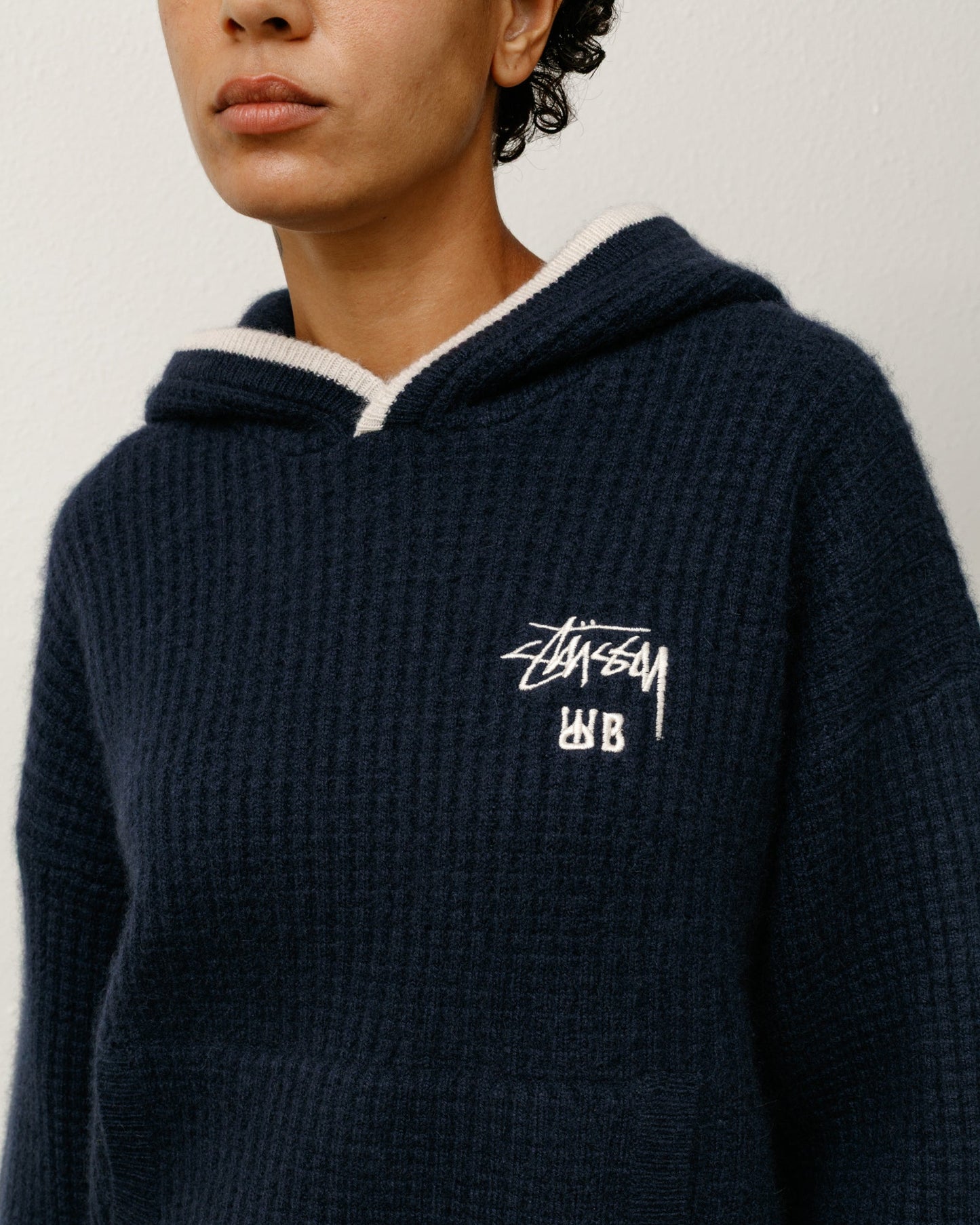 WALES BONNER CASHMERE HOODIE