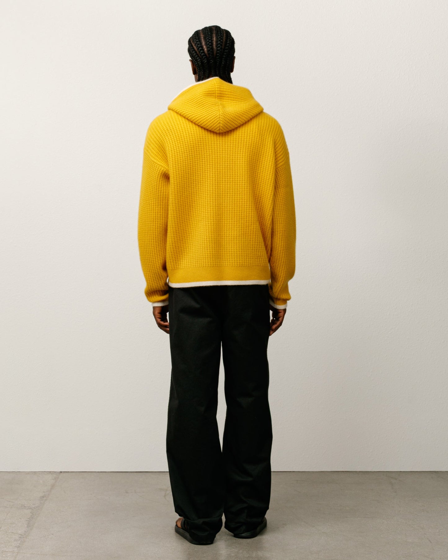 WALES BONNER CASHMERE HOODIE